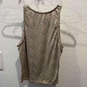 Leopard Cropped Tank Top